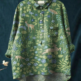 ジョージア | 軽量フローラルティーシャツ