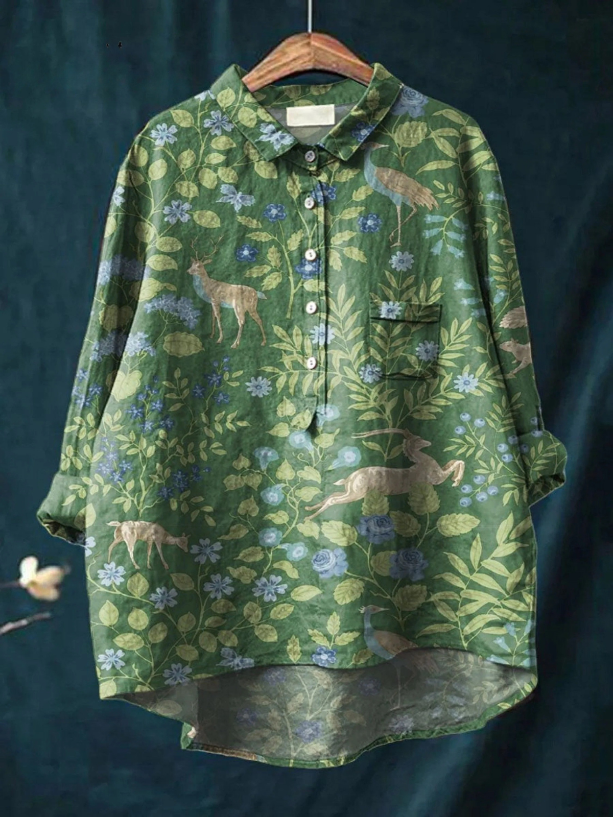 ジョージア | 軽量フローラルティーシャツ