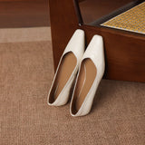 直子™ | スクエアトゥフラットシューズ