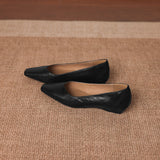直子™ | スクエアトゥフラットシューズ