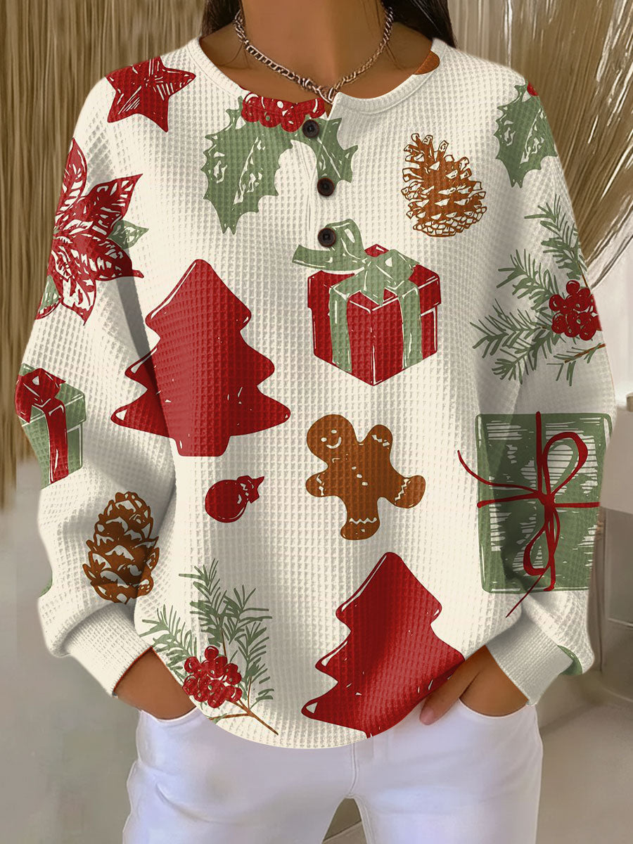 ザ・ア | クリスマスセーター（モミの木とプレゼント付き）